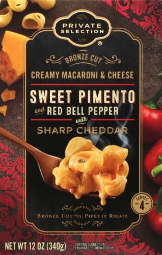 Private Selection Bronze Cut Sweet Pimento & Red Bell Pepper With Sharp Cheddar Macaroni & Cheese