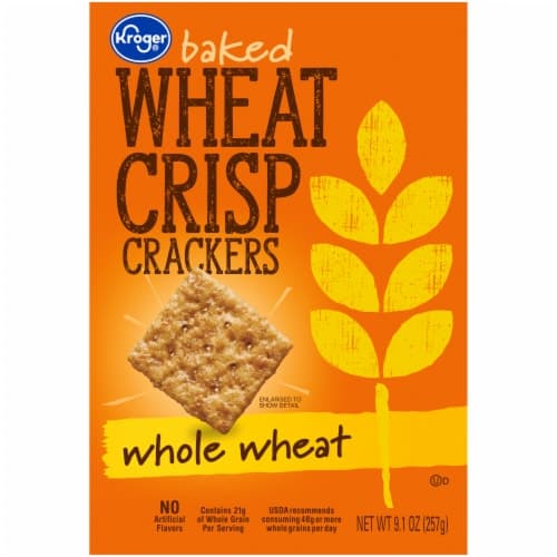 Kroger Baked Whole Wheat Crisp Crackers