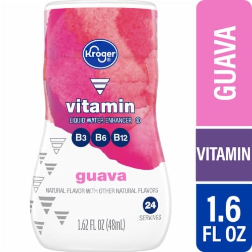 Kroger Vitamin Liquid Water Enhancer, Guava Flavor