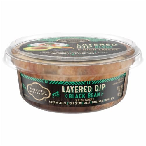 Private Selection Red Black Bean Layered Dip