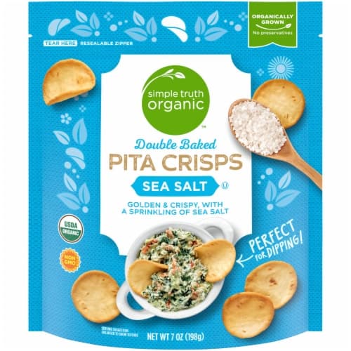 Simple Truth Organic Sea Salt Double Baked Pita Crisps