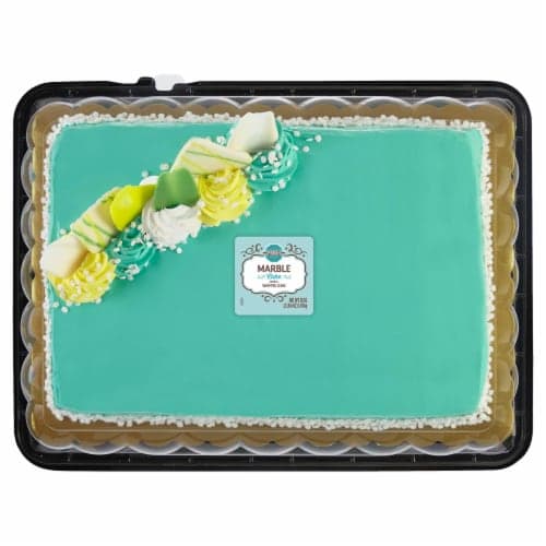 Bakery Fresh Goodness 1/4 Sheet Marble Cake With Whipped Icing