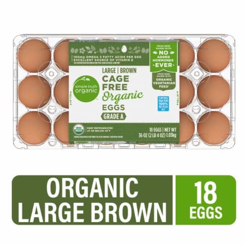 Simple Truth Organic Cage Free Large Brown Eggs