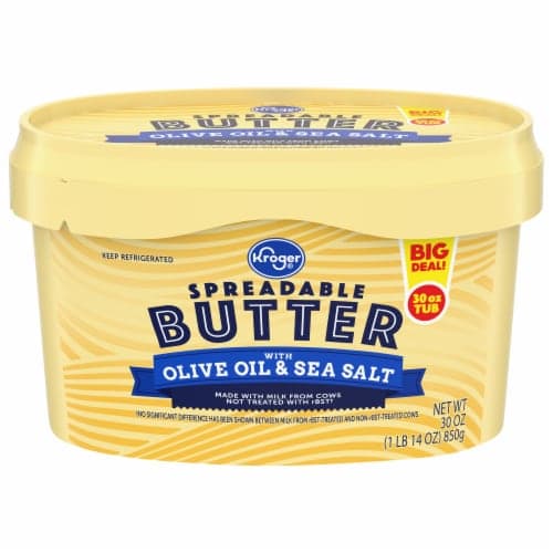 Kroger Spreadable Butter With Olive Oil & Sea Salt Big Deal!