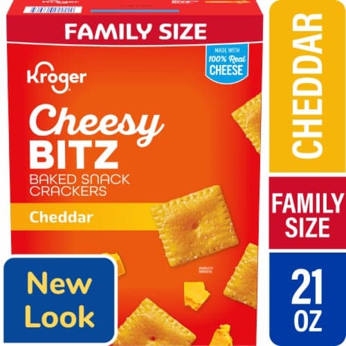 Kroger So Cheesy! Original Baked Cheese Bits Crackers