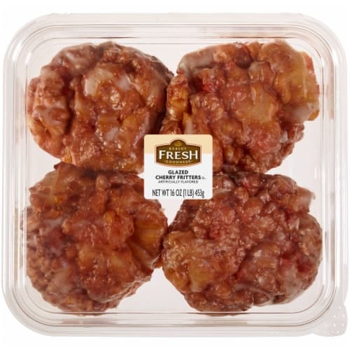Bakery Fresh Goodness Glazed Cherry Fritters