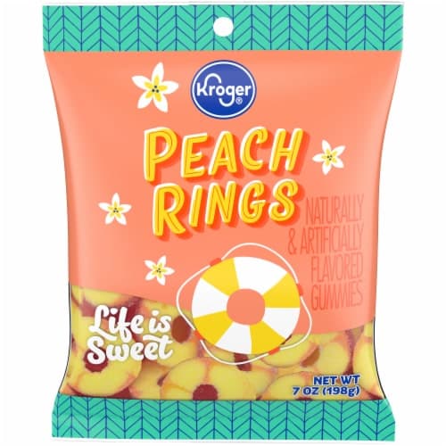 Kroger Peach Rings Gummi Candy