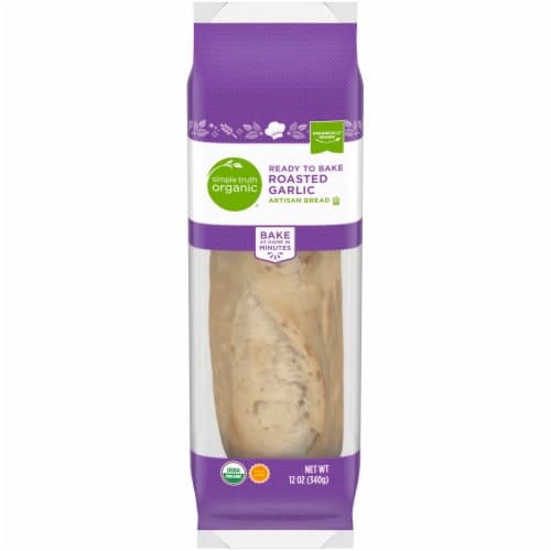 Simple Truth Organic Ready To Bake Roasted Garlic Artisan Bread
