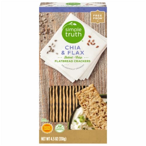 Simple Truth Chia & Flax Flatbread Crackers