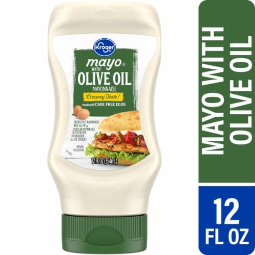 Kroger Olive Oil Mayo Made With Cage Free Eggs