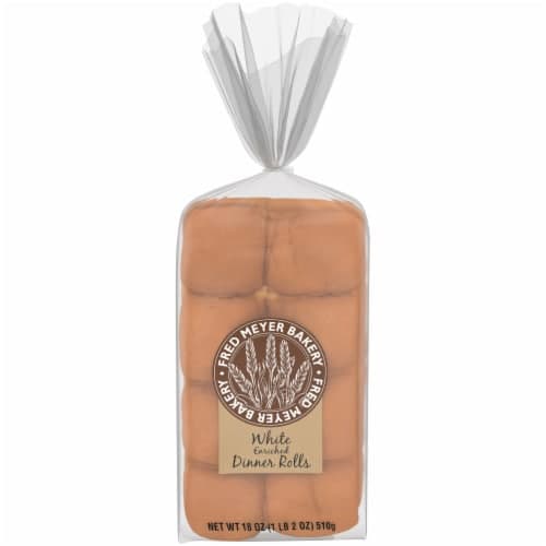 Fred Meyer Bakery White Enriched Dinner Rolls