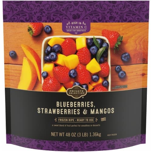 Private Selection  Blueberries Strawberries & Mangos