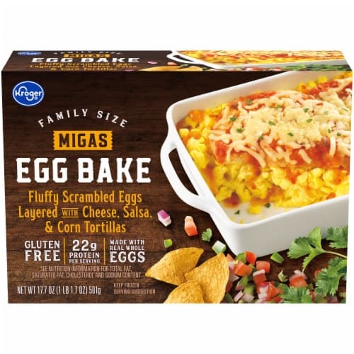 Kroger Migas Scrambled Egg Bake  Meal Family Size