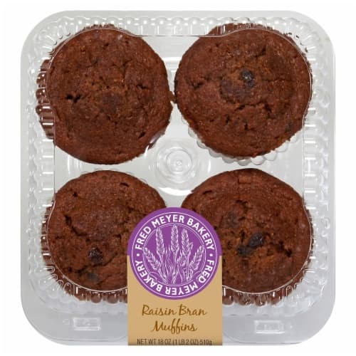 Fred Meyer Bakery Raisin Bran Muffins