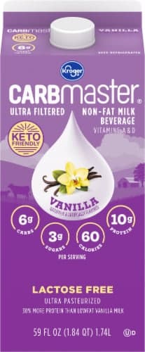 Kroger Carbmaster Lactose Free Non-Fat Vanilla Milk Beverage