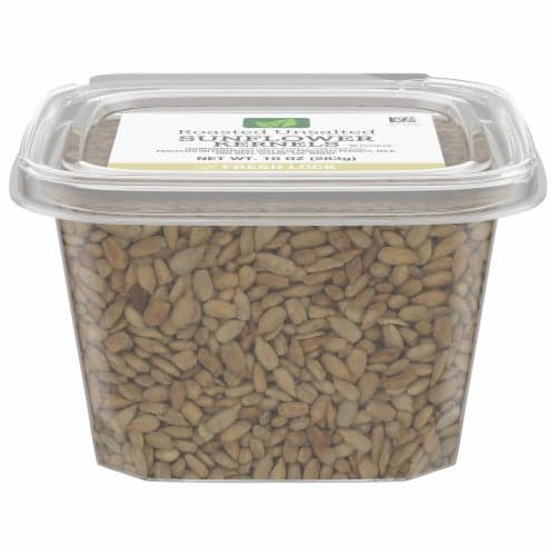 Kroger Natural Leaf Roasted Unsalted Sunflower Kernels