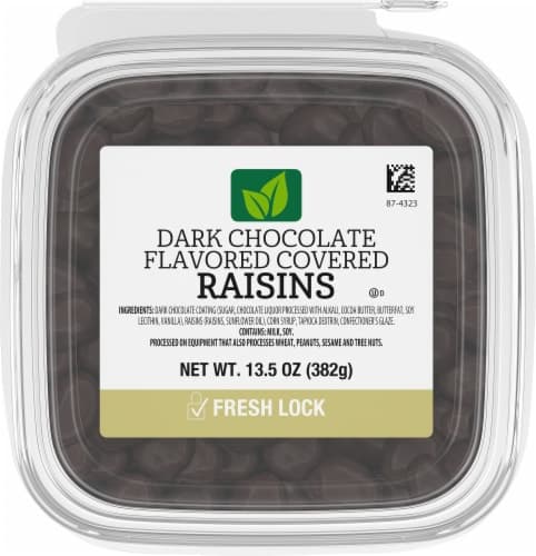 Dark Chocolate Flavored Covered Raisins