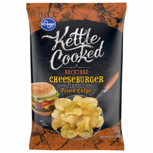 Kroger Kettle Cooked Backyard Cheeseburger Potato Chips