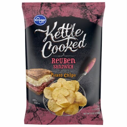 Kroger Kettle Cooked Reuben Sandwich Flavored Potato Chips