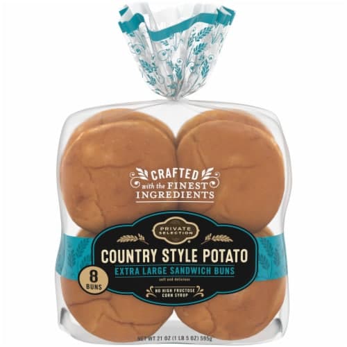 Private Selection Country Style Potato Extra Large Sandwich Buns