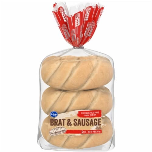 Kroger Brat & Sausage Hoagie Rolls