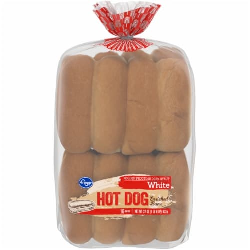 Kroger Enriched Hot Dog Buns