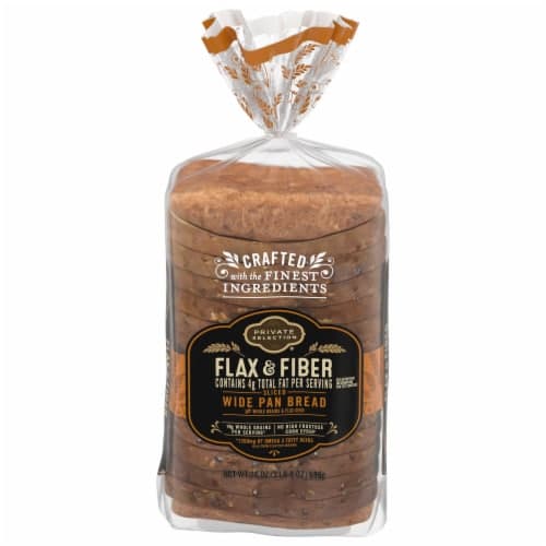 Private Selection Omega Flax & Fiber Wide Pan Bread