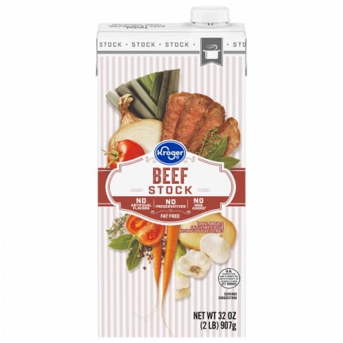 Kroger Fat Free Beef Stock