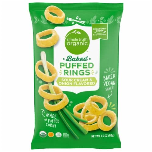 Simple Truth Organic Sour Cream & Onion Flavored Baked Puffed Rings
