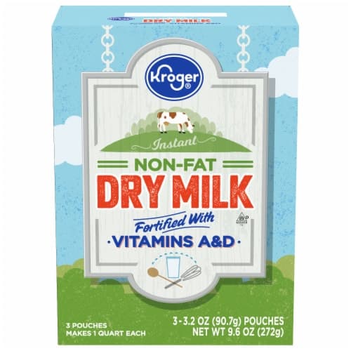 Kroger Instant Non-Fat Dry Milk Pouches
