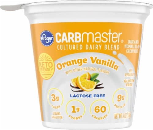 Kroger Carbmaster Orange Vanilla Lowfat Yogurt