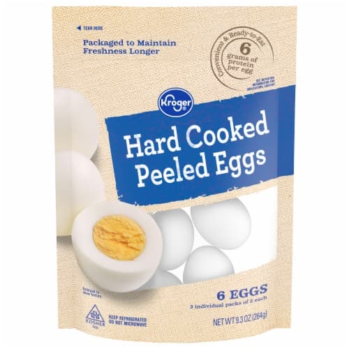 Kroger Hard Cooked Peeled Eggs