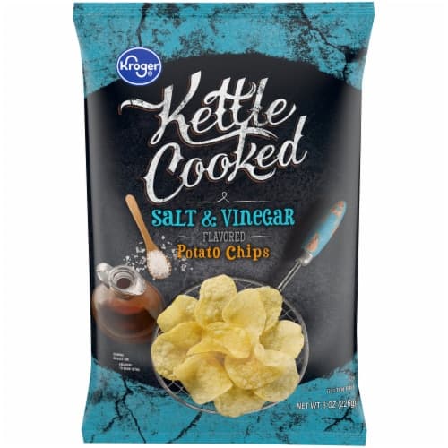 Kroger Kettle Cooked Salt & Vinegar Potato Chips