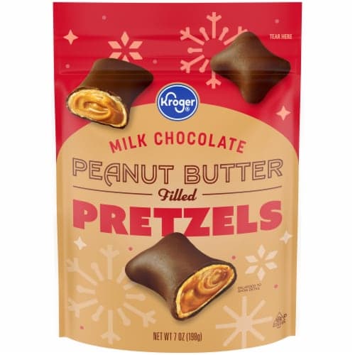 Kroger Milk Chocolate Peanut Butter Filled Pretzels