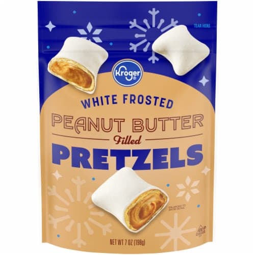 Kroger White Chocolate Covered Peanut Butter Filled Pretzels