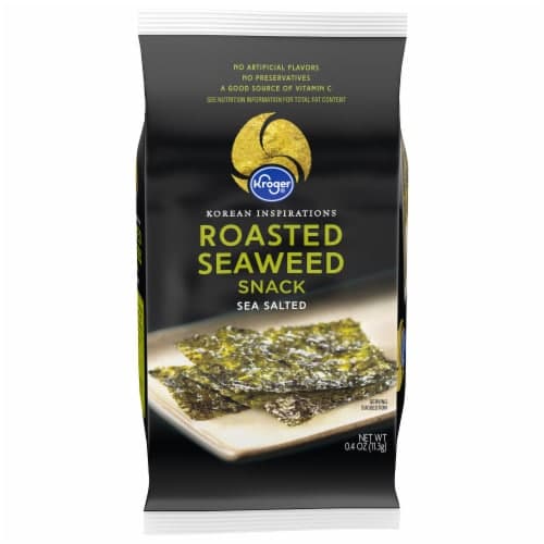 Kroger Korean Inspirations Sea Salted Roasted Seaweed Snack