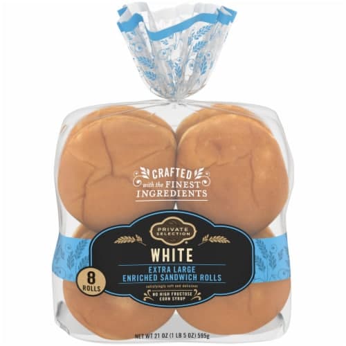 Private Selection Enriched White Extra Large Sandwich Rolls