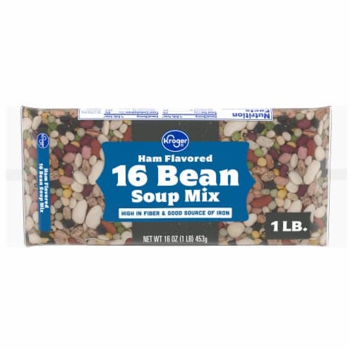 Kroger Ham Flavored 16 Bean Soup Mix