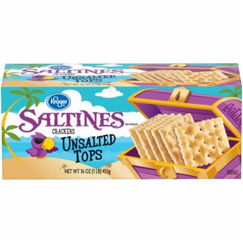 Kroger Unsalted Tops Saltines Crackers
