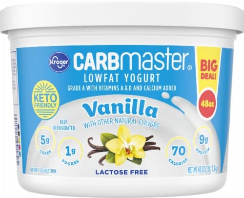 Kroger Carbmaster Vanilla Lowfat Yogurt Tub Big Deal!