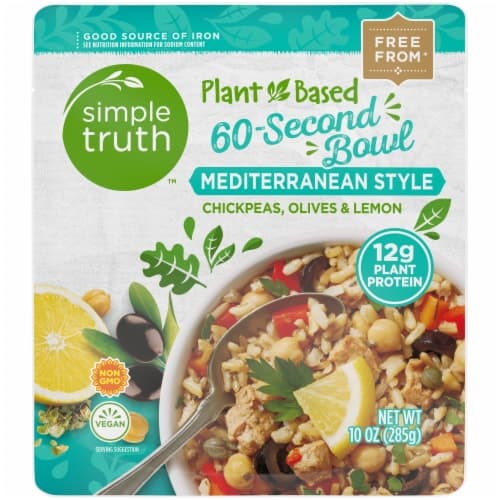 Simple Truth Plant Based Mediterranean Bowl
