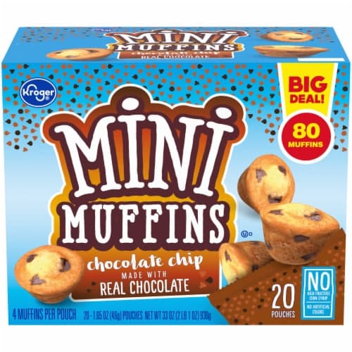 Kroger Chocolate Chip Mini Muffins Big Deal!