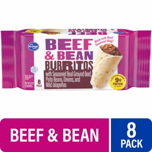 Kroger Beef & Bean Burritos