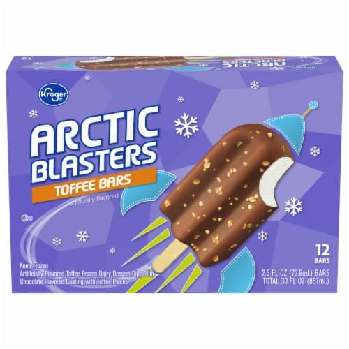 Kroger Arctic Blasters Toffee  Dairy Dessert Bars