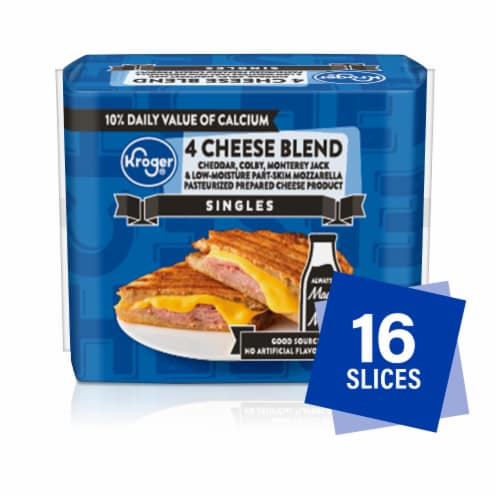 Kroger Singles 4 Cheese Blend Sliced Cheese