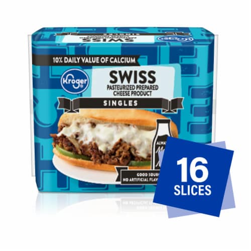 Kroger Singles Swiss Sliced Cheese