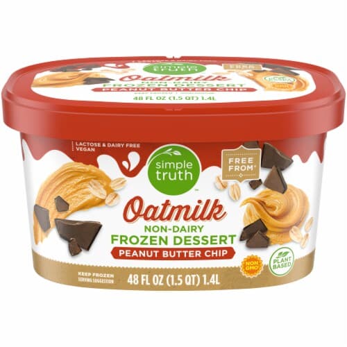 Simple Truth Peanut Butter Chip Oatmilk Non-Dairy  Dessert