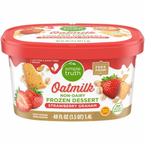 Simple Truth Oatmilk Non- Dairy Strawberry Graham  Dessert