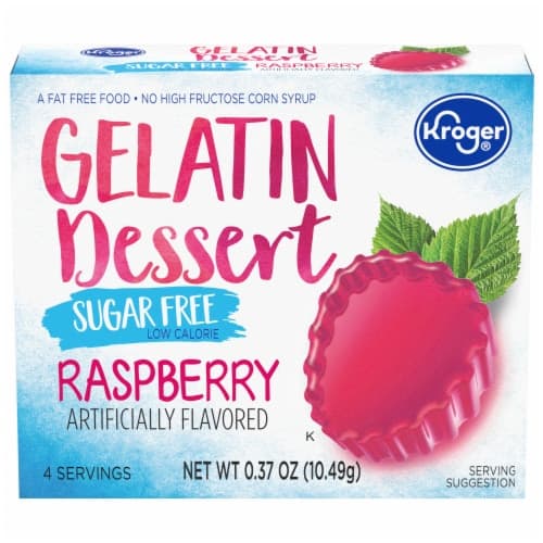 Kroger Sugar Free Raspberry Gelatin Dessert Mix
