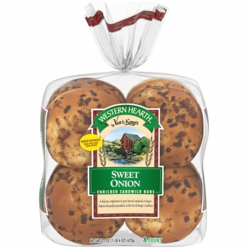 Western Hearth Extra Large Sweet Onion Sandwich Buns